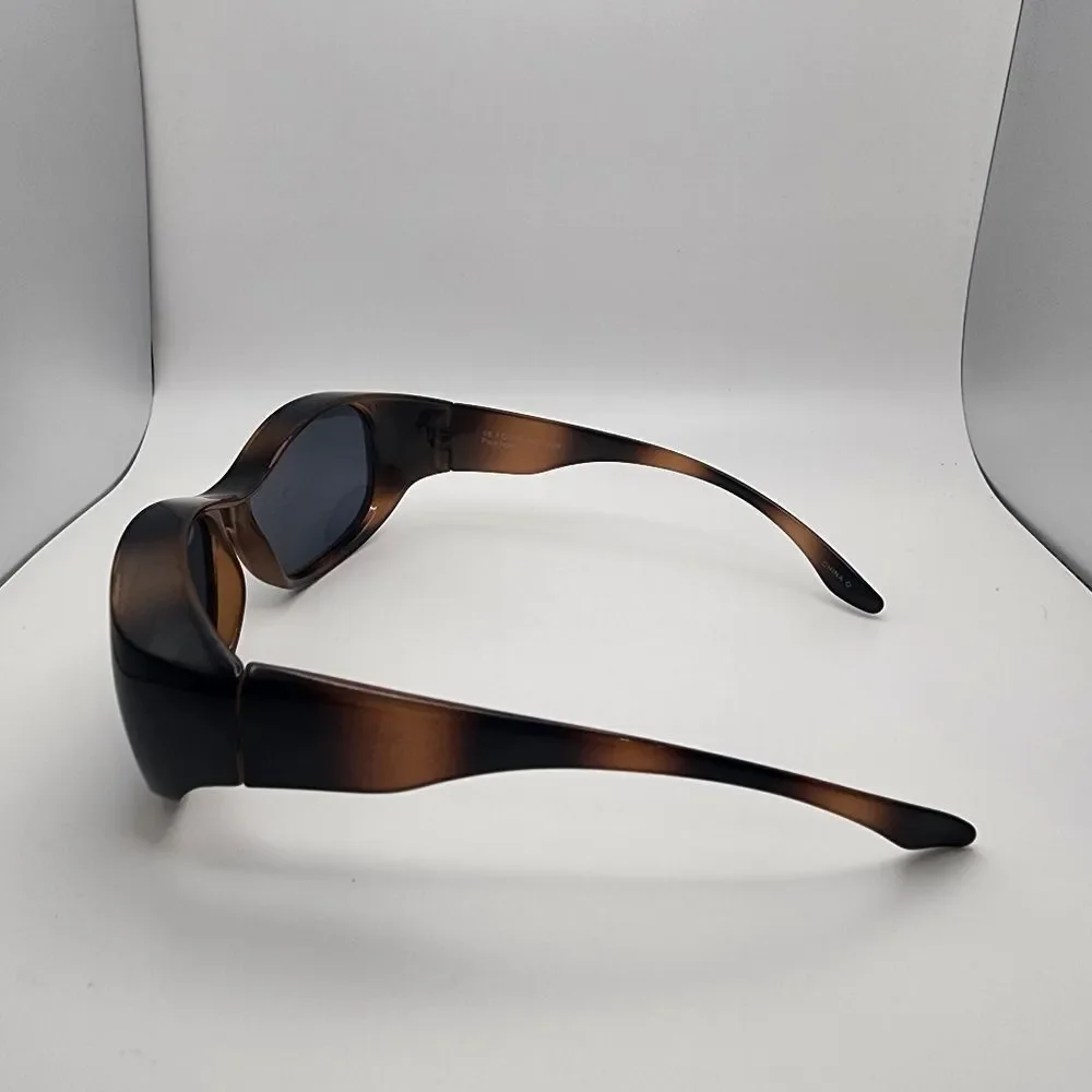 Solar Shield Brown & Black Polarized Sunglasses